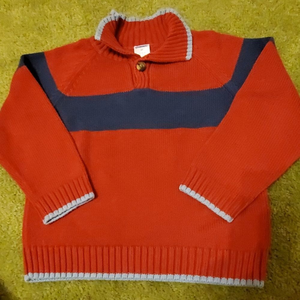 Gymboree sweater with football patch - Picture 3 of 5